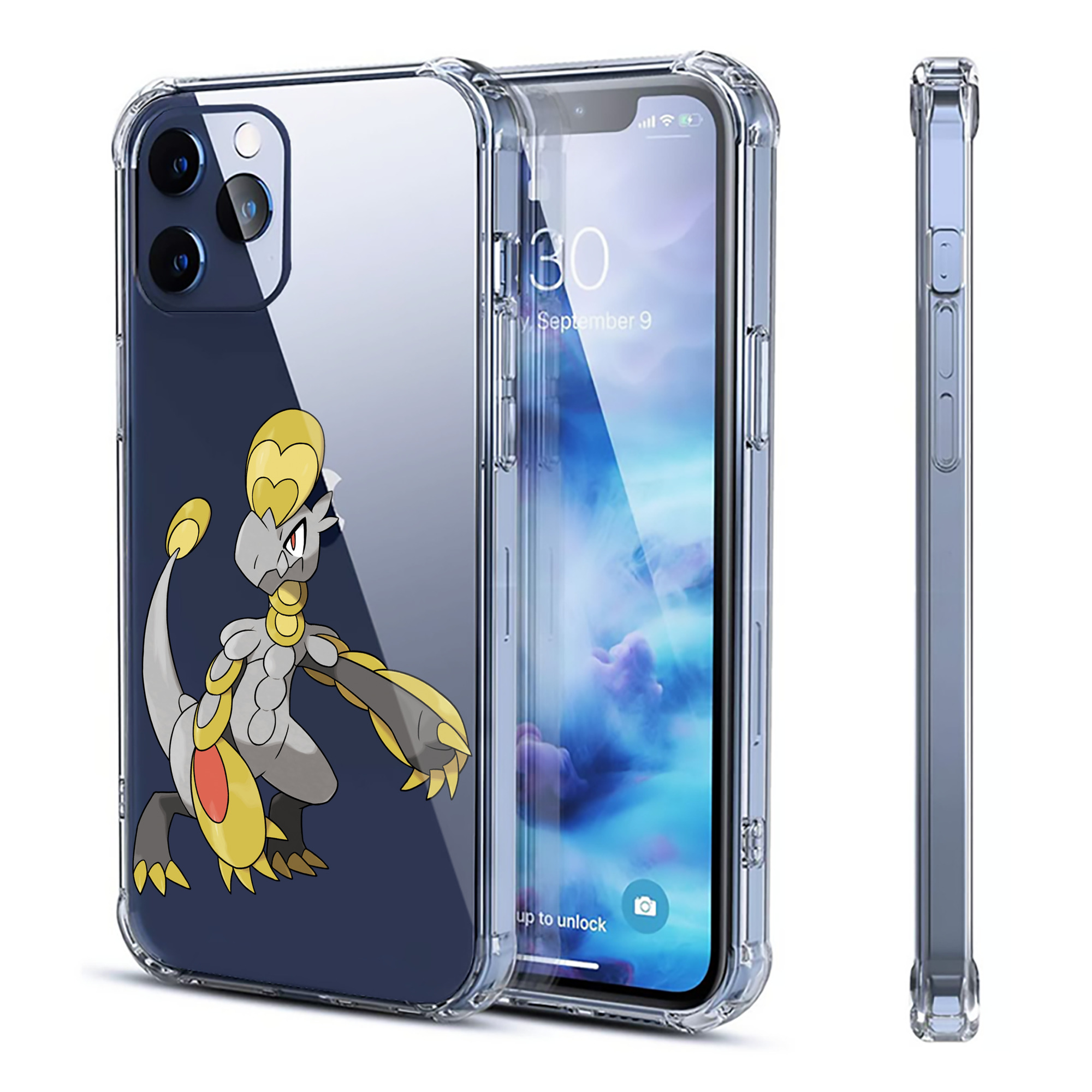 （画像用） ポケットモンスター Pokémon 【iPhone 12シリーズ対応】透明スマホケース（クリアソフトケース）